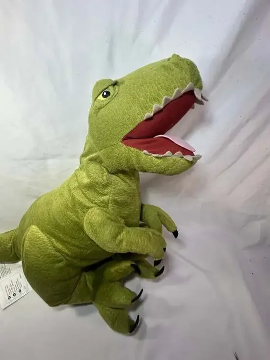 Ikea Jattelik Dinosaur Tyrannosaurus Plush Green T Rex Stuffed Animal