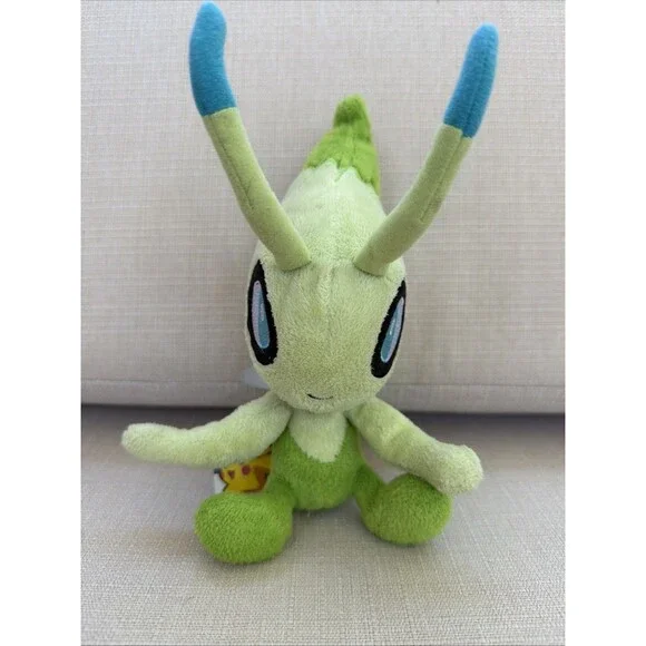Jakks Pacific Celebi Pokemon Plush Figure Doll Toy Official 2010 7”