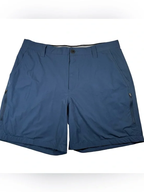 Orvis Men's Size 36 Tech Shorts Navy Fishing Hiking 4 Way Stretch Outdoor
