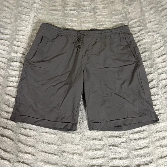 KUHL Renegade Shorts Mens XL Charcoal Gray Nylon Spandex Stretch Hiking Outdoor