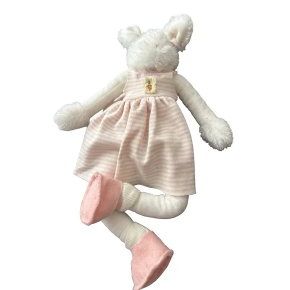 Bunnies By the Bay bunny rabbit wearing pink striped dress 15