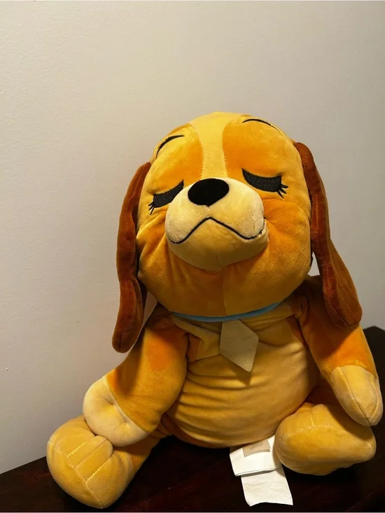 Disney Store Lady Cuddleez Large 25 Inch Plush Pillow