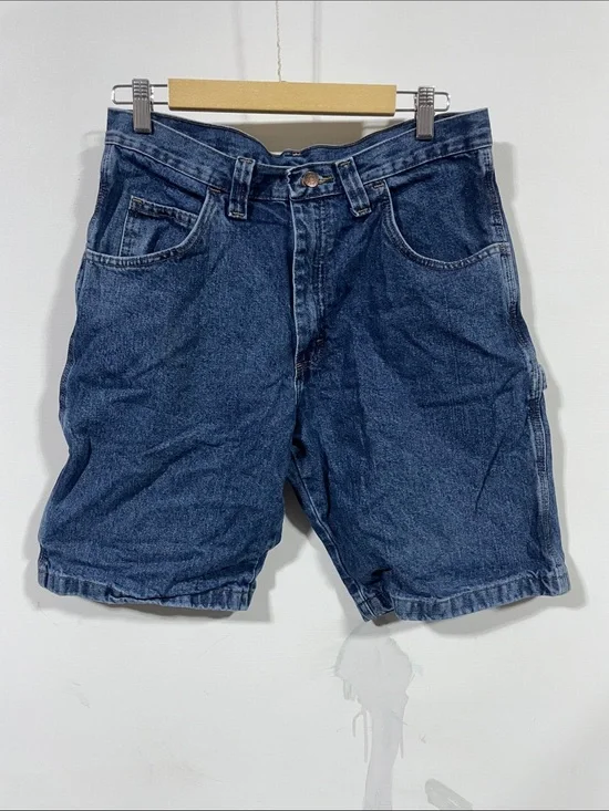 Wrangler Dark Blue Denim Jean Shorts