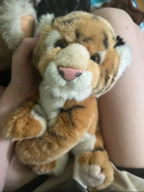 Nature babies extremely rare Bengal Tiger cub floppy vintage stuffed animal