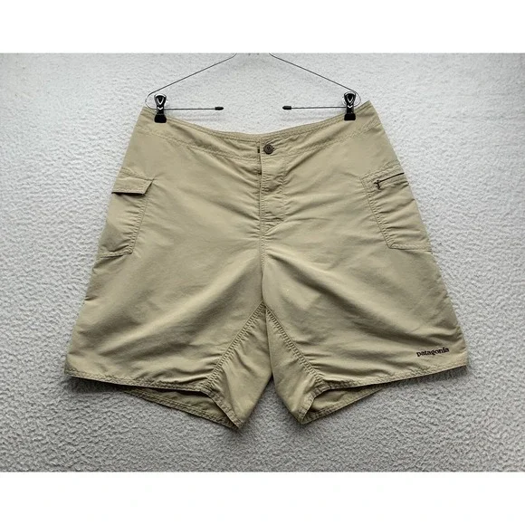 Patagonia Journeyman Cargo Shorts Mens 34 Tan Khaki 8