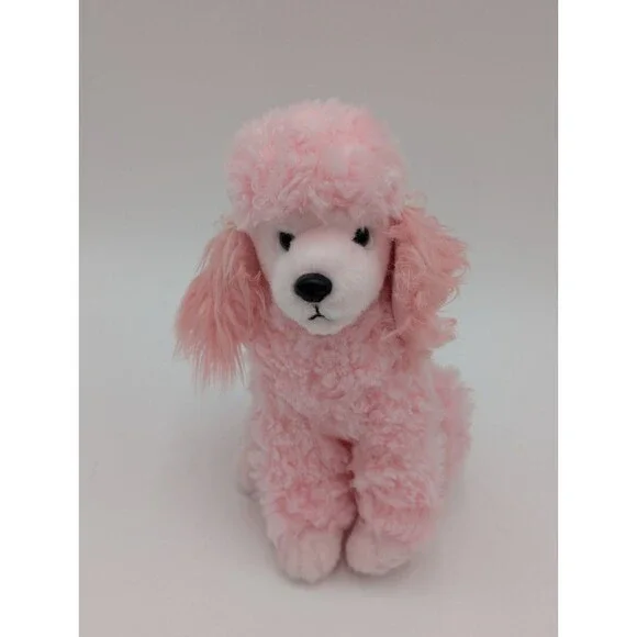 RUSS BERRIE & CO FIFI Pink Poodle Dog Plush 8