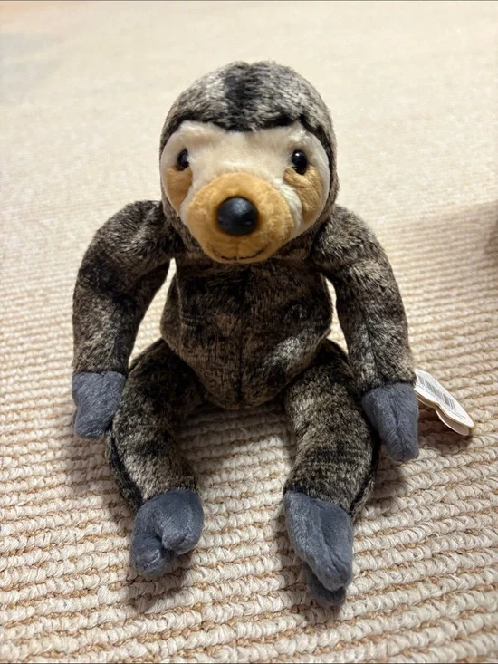 Beanie Baby Sloth Stuffed Animal - Slowpoke NWT