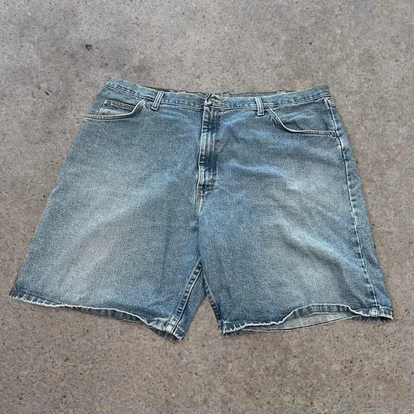 Vintage 2000s Wrangler Relaxed Fit 42 Baggy Jorts Denim Y2K Skater Grunge