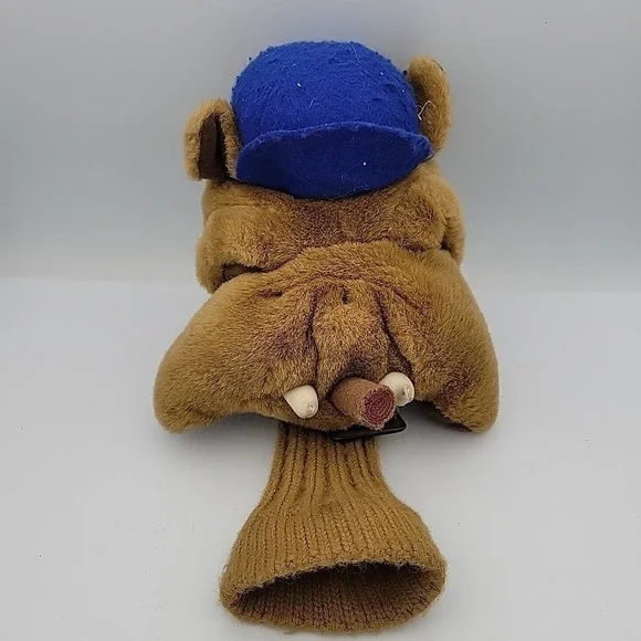Bulldog‎ Smoking Cigar Plush Golf Club Head Cover *EUC*