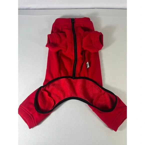 Lovelonglong Ribbed Dog Pajamas Cotton Knitted Dog Jumpsuits 4 Legged  Warm Medi