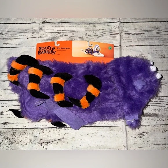 Boots & Barkley Purple Monster Costume for dogs size L