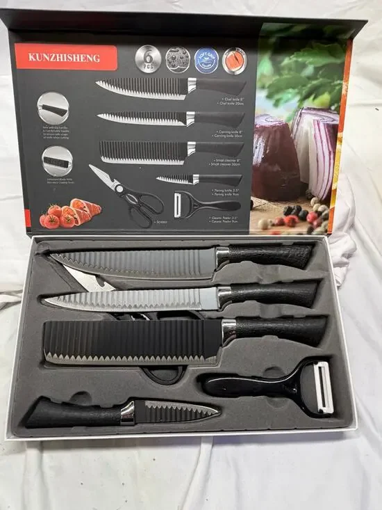Kitchen Knife Set –Chef & Utility Knives – Stainless Steel – Gift‑Ready