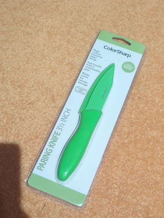Green Paring Knife - 3.5