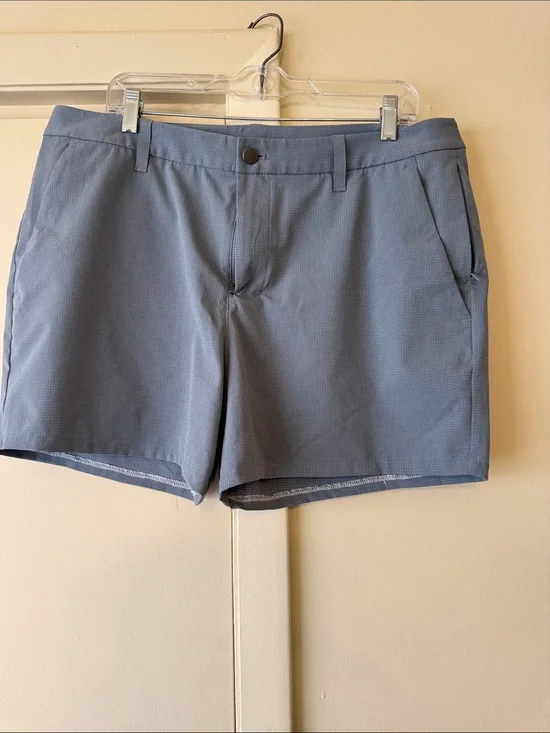 lululemon athletica Men's Flat-Front Shorts - Slate