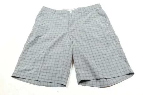 FootJoy Golf Shorts Mens 34 Gray Check 10