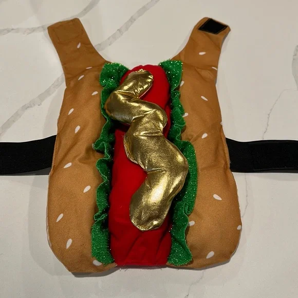 limited edition small hotdog dog costume