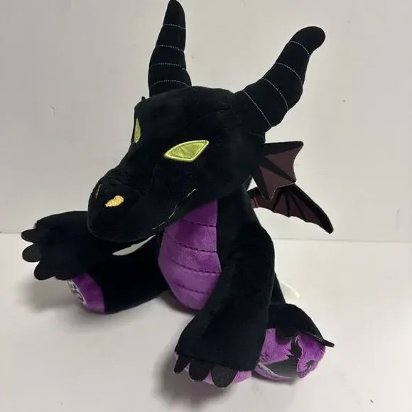 Disney Maleficent Dragon Plush Toy Build A Bear BAB Sleeping Beauty Retired