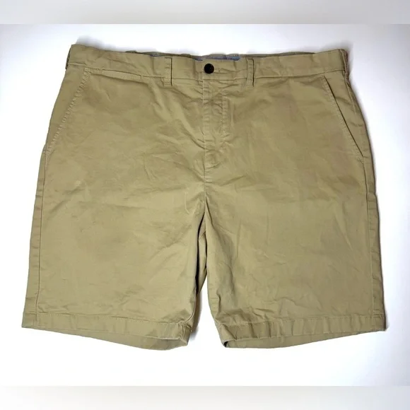 Tommy Hilfiger Men’s  Cotton Blend Chino Khaki Shorts Size-40