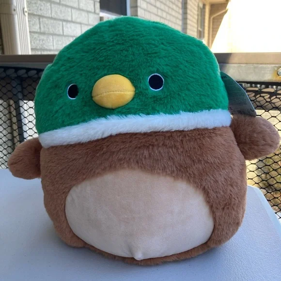 Squishmallows Fuzzamallows Avery Mallard Duck 12