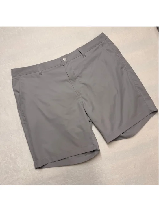 Men's‎ Bonobos Golf Gray Flat Front Shorts Waist 40