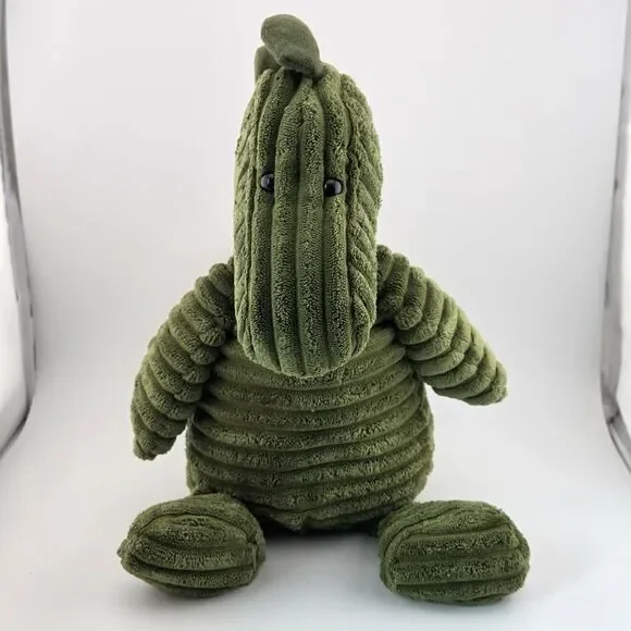Jellycat CORDY ROY Green Dinosaur RIBBED Soft Plush Dino Stegosaurus Toy 14”