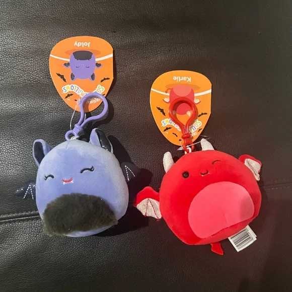Halloween Squad Joldy &‎ Karlie Squishmallows Key Chains Set Of 2 New With Tags