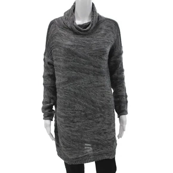 Lafayette 148 New York Unisex Dark Gray Turtleneck Pullover Sweater Size S