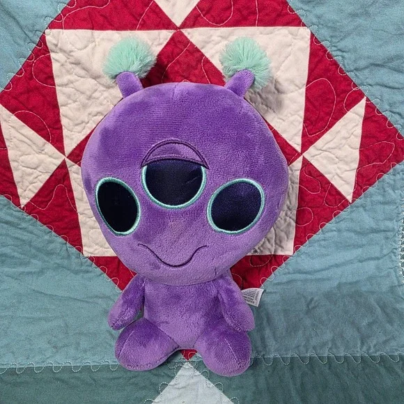 Aurora Purple‎ Three Eyed Alien Plush 8