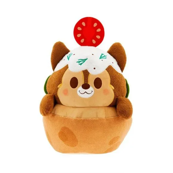 Disney Munchlings Chip 'n Dale Falafel Pita Pocket Stuffed Animal
