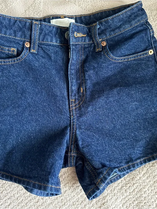 H&M Dark Blue Denim Jean Shorts