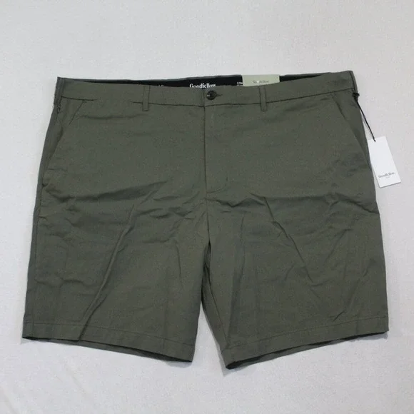 GoodFellow & CO Green Men Chino Pants Wrinkle Resist Stretch Linden Size 48