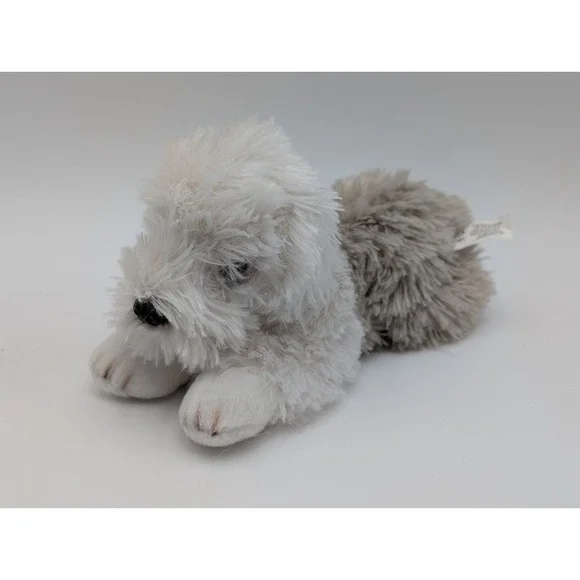 Russ Yomiko Shaw Sheep Dog Plush Gray White 4.5 Inch Stuffed Animal‎ Toy
