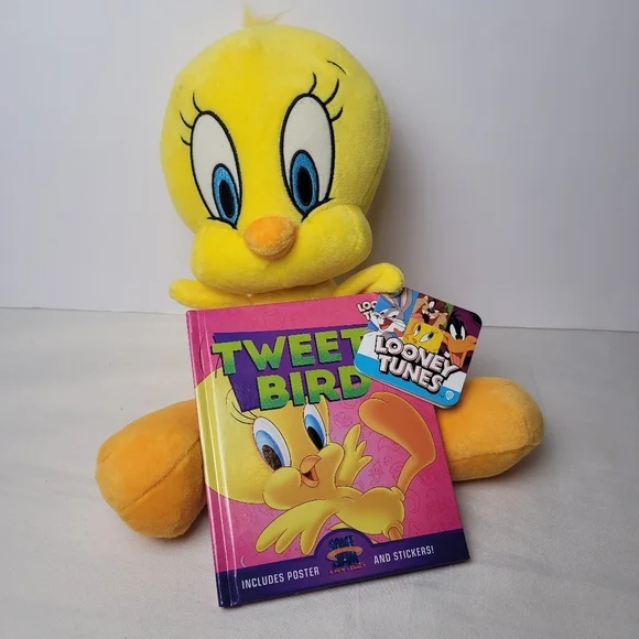 New Looney Tunes Tweety Bird Plush With Book Kohls Cares 14