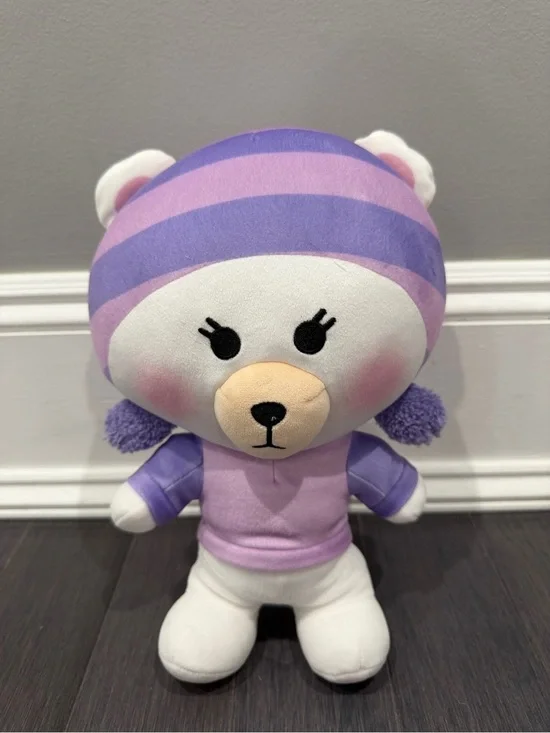 Moriah Elizabeth Marlo Guys & Gals 11” in Plush Purple Bear Stuffed Animal