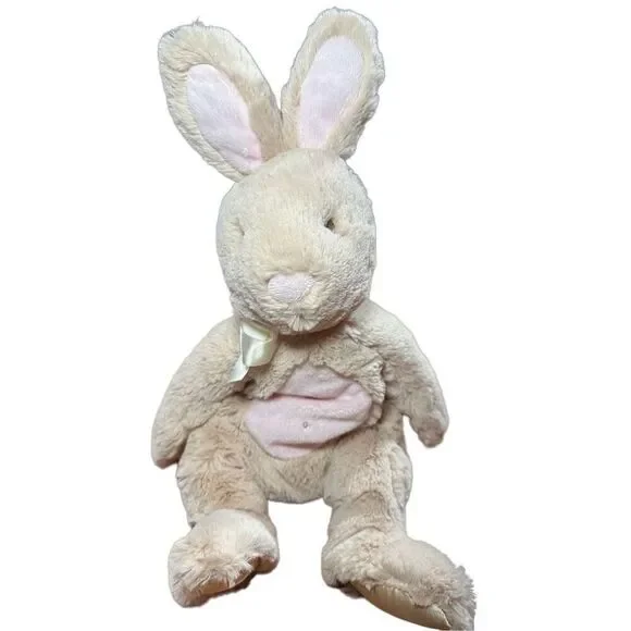 DOUGLAS‎ BABY BUNNY PLUMPIE LIGHT BROWN CREAM BUNNY RABBIT PLUSH SOFT LOVEY