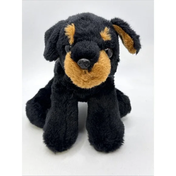 Aurora SOFT BLACK & TAN ROTTWEILER DOG 8
