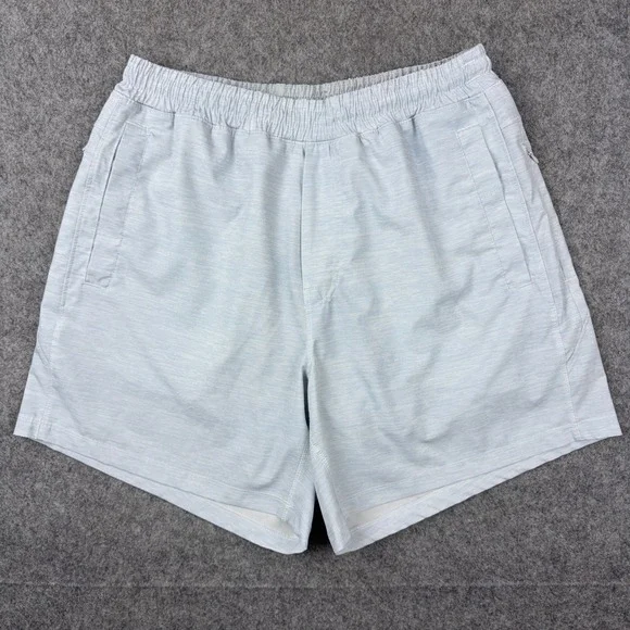 Freeballers Shorts Men XL Light Gray Lined Athletic Gym Running Training Stretch