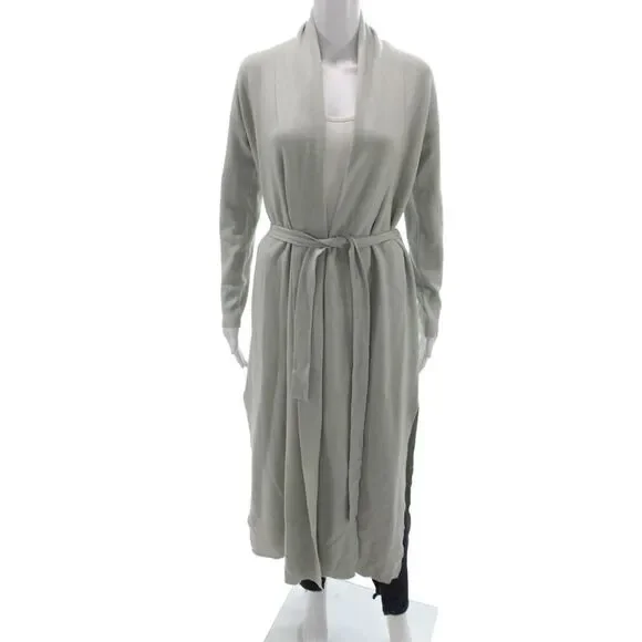 Elie Tahari Women Green V-Neck Long Sleeve Solid Cardigan Size XS