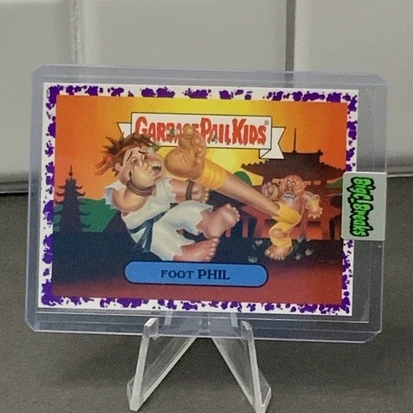 GARBAGE PAIL KIDS Pete‎ Fighter WE HATE THE 90s GPK PURPLE JELLY Street Fighter
