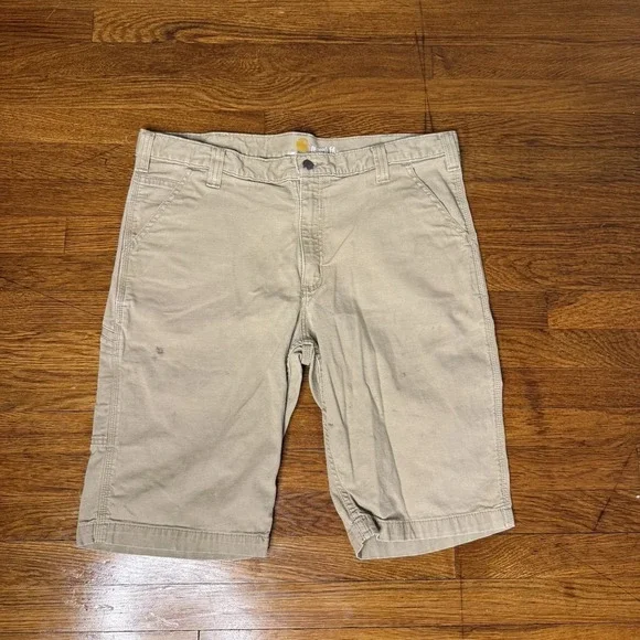 Carhartt Men's Relaxed Fit Cargo Shorts Work Khaki Size 38