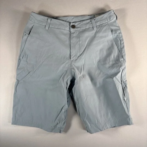 lululemon athletica Light Blue Men's Flat Front Shorts