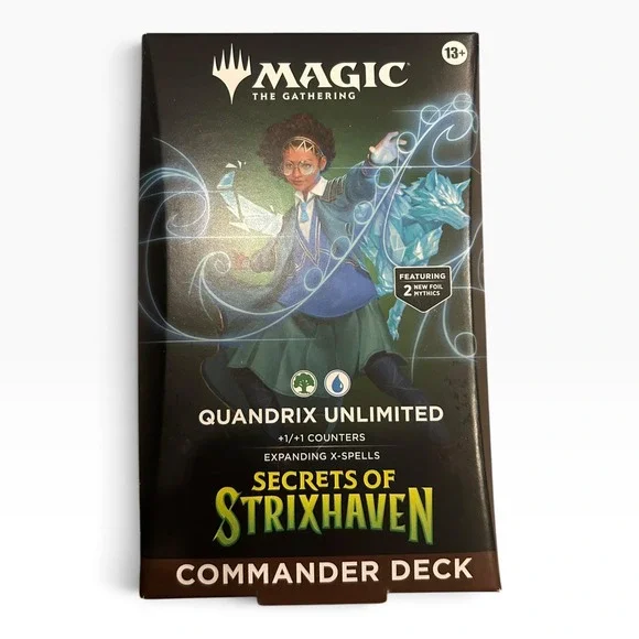 Magic The Gathering Strixhaven Quandrix Unlimited Commander Deck NEW!