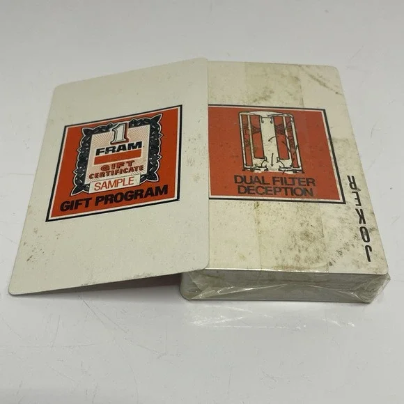 Fram On Network Television 52‎ Weeks A Year Deck of Playing Cards 1970s