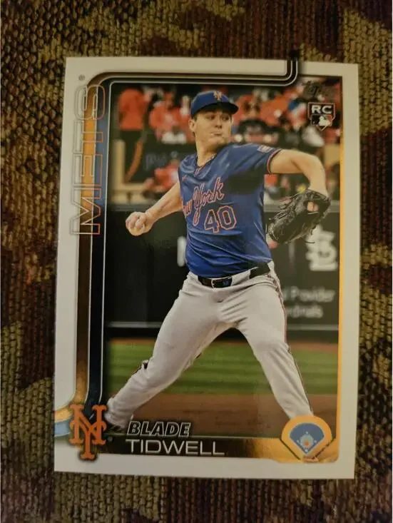 2025 Topps Update #US22 - Blade Tidwell - Mets - Rookie Card