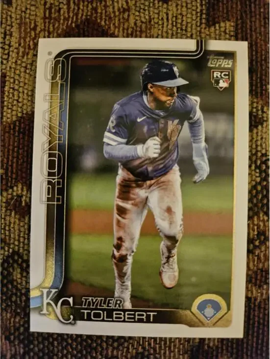 2025 Topps Update #US122 - Tyler Tolbert - Royals - Rookie Card