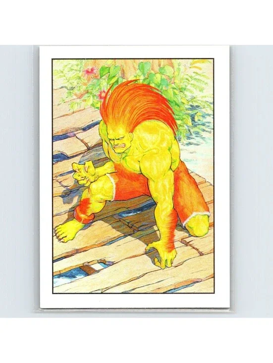 1993 Topps Street Fighter II Rolling attack #70