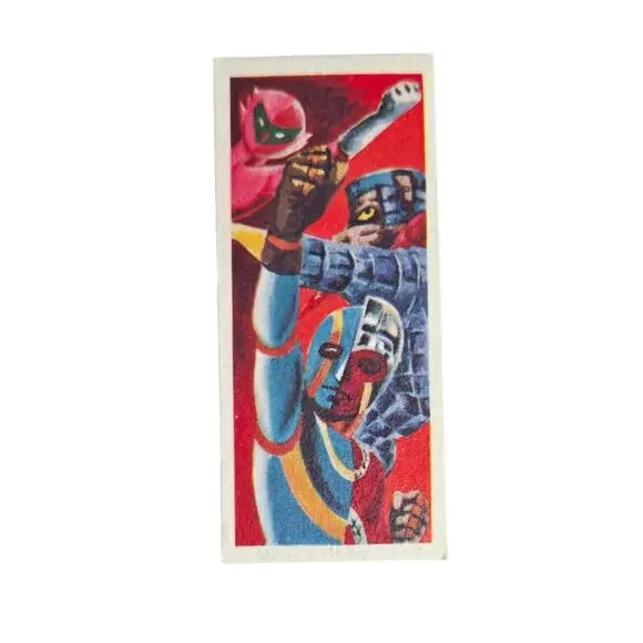 Vintage 1970s Japanese Menko Card Superman Z Gaiking Robot #24381 Rare
