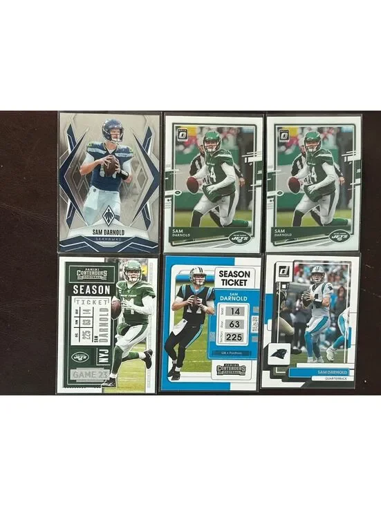 SUPERBOWL WINNING SEATTLE SEAHAWKS QB SAM DARNOLD PANINI COLLECTION NM 6 NFL LOT