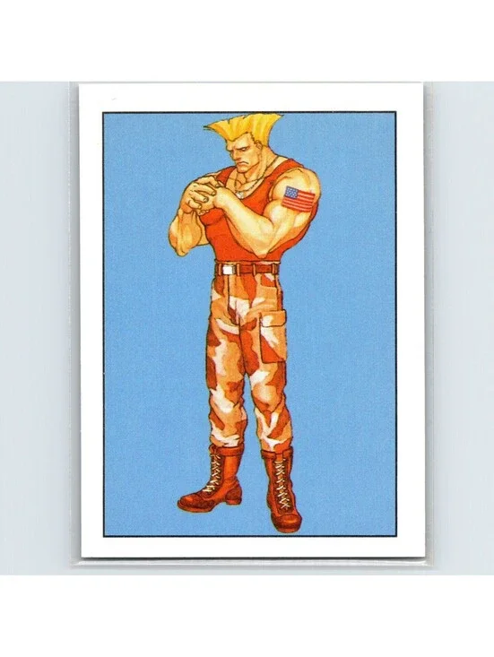 1993 Topps Street Fighter II Guile #60