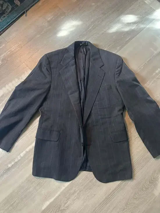 H. Freeman & Son Men's Vintage Striped Wool Blazer Sport Coat